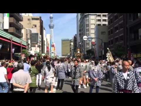 平成27年三社祭り、雷門中部