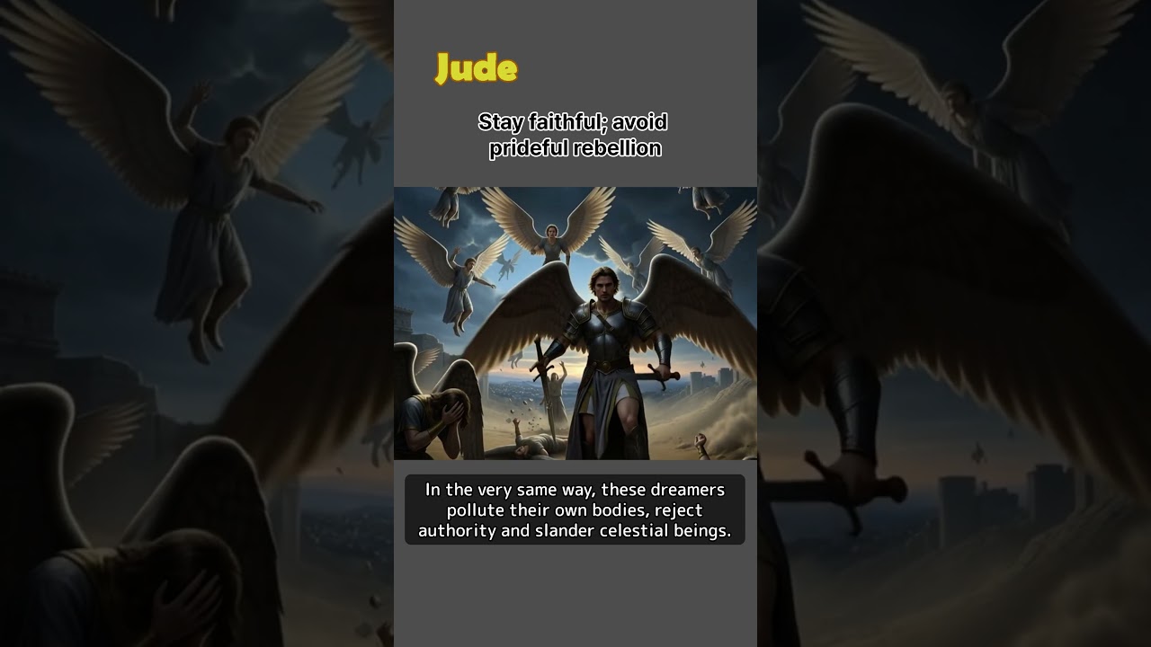 Jude 1_5-10 Stay faithful; avoid prideful rebellion 