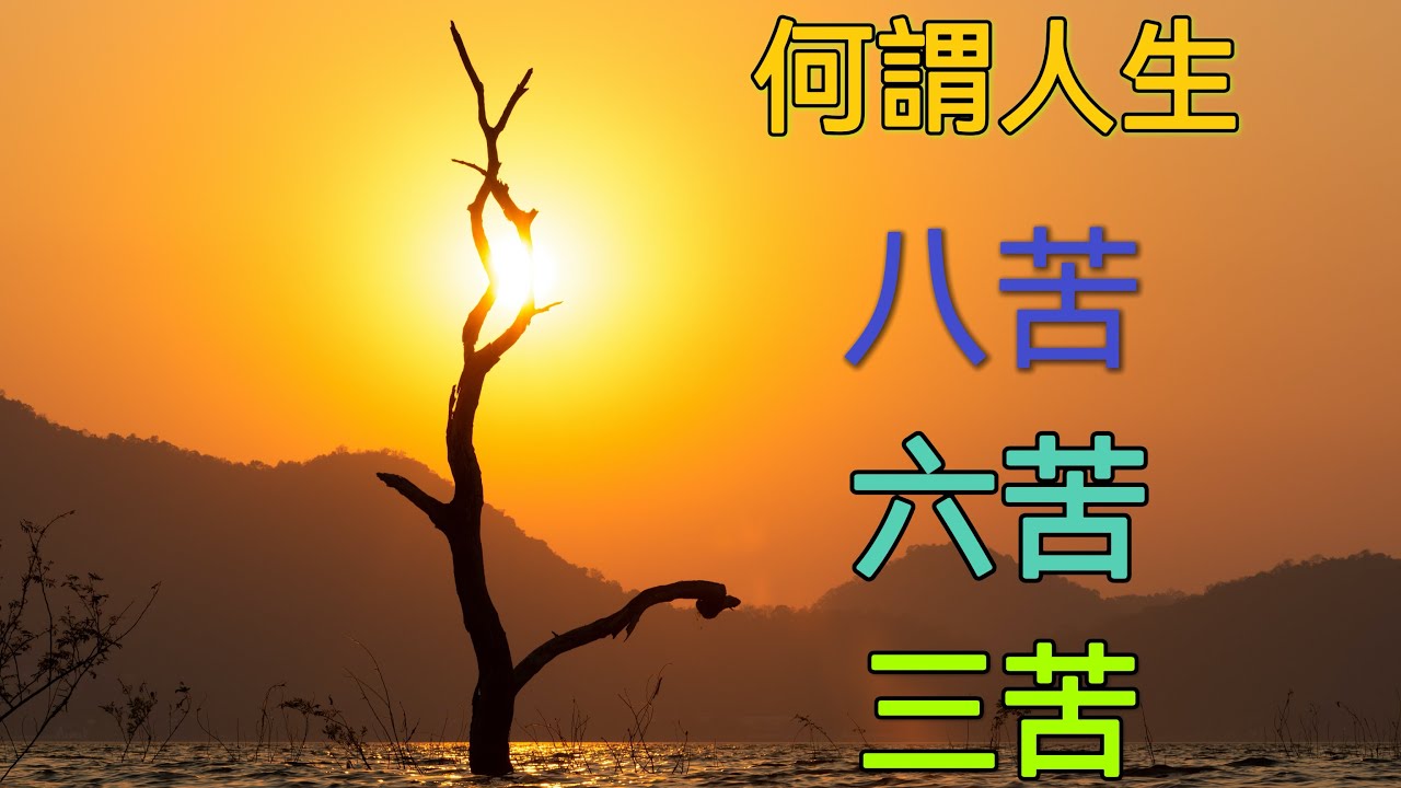 何謂人生八苦六苦三苦- YouTube
