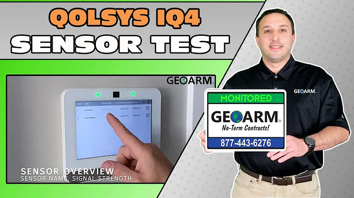 Qolsys IQ Panel 4 Sensor Testing