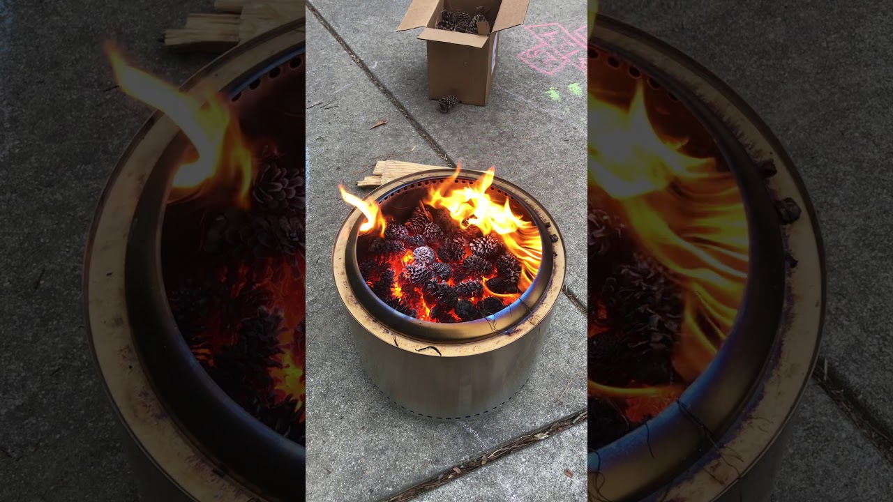What happens when you fill a Solo Stove full of pine cones? Let's find out.  - YouTube