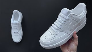 HOW TO BAR LACE NIKE COURT VISION LOW (COOL WAY)