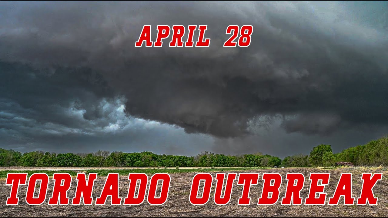 TORNADO and INCREDIBLE SUPERCELL STRUCTURE - April 28, Northeast Kansas ...