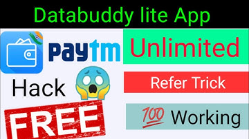 Databuddy lite app refer trick | 💯 working trick | Unlimited refer trick 💯 Working