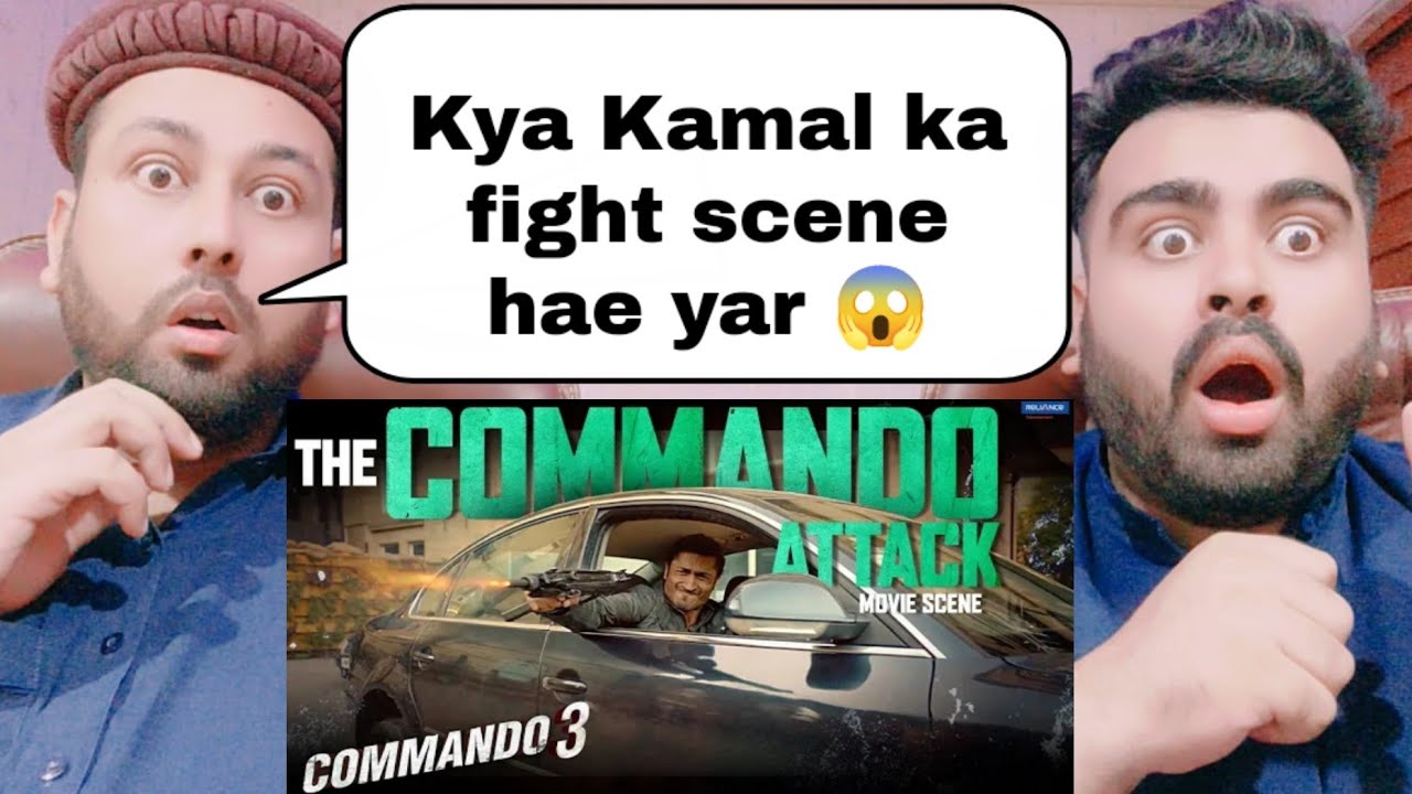 Commando 3 Movie Commandos Fight Scene | Pakistani Reaction