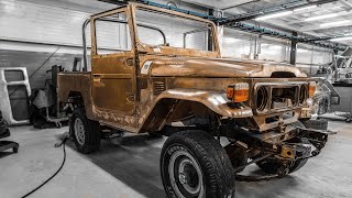 1981 Toyota Land Cruiser Fj43 1Fz Restoration Project