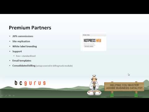 Business Catalyst Partner Features | Adobe BC Training