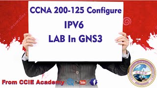 CCNA 200-125 Configure IPv6 Lab in GNS3 in Urdu and Hindi screenshot 4