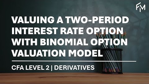CFA Niveau 2 | Waardering van een renteoptie met twee perioden met een binomiaal optiewaarderings...
