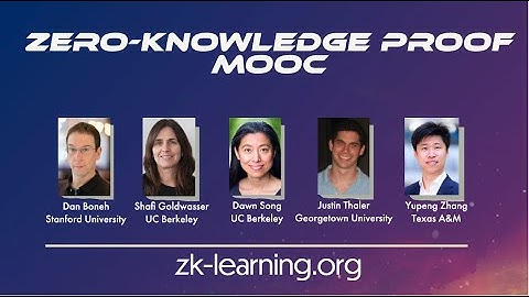 ZKP MOOC Lecture 1: Introduction and History of ZKP