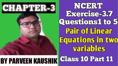 ncert solutions for class 10 maths chapter 3 exercise 3.7 optional |linear eq in twovariables|part11