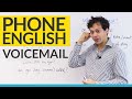 Phone English  Leaving VOICEMAIL