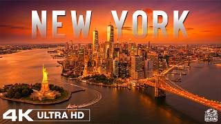 NYC 2026 4K 🌃 New York City Night Skyline, Times Square & Manhattan Lights