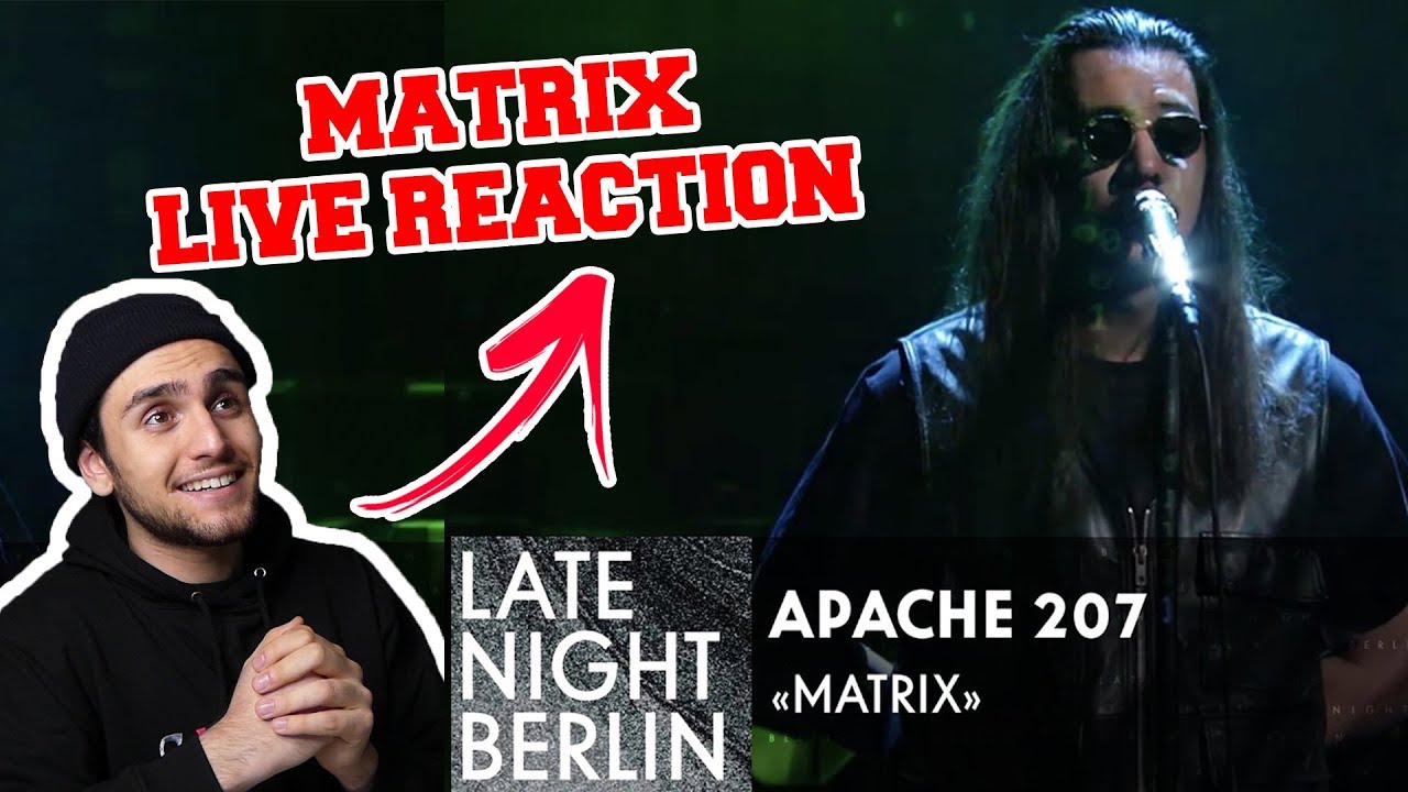 Apache 207 -"Matrix" | Late Night Berlin 🔴 LIVE Reaction