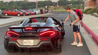 McLaren 600LT Goes to High School.