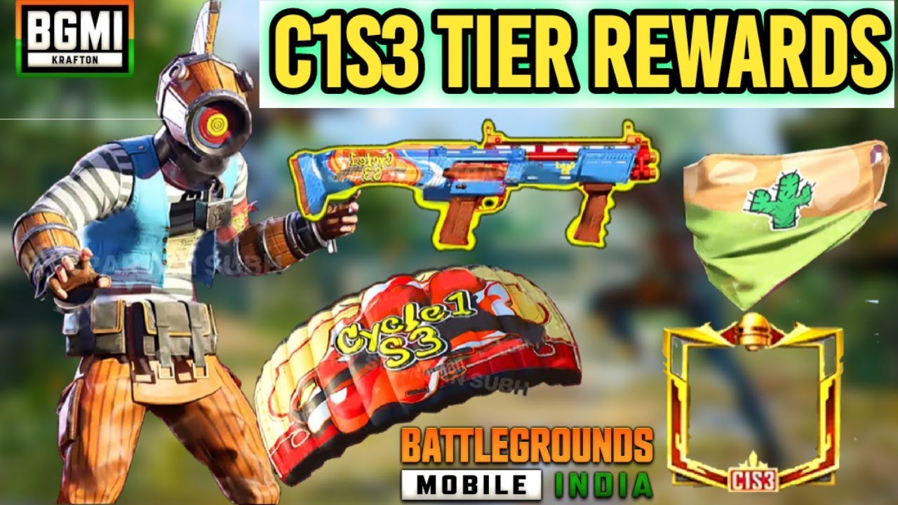 C1S3 Official Tier Rewards is Here | Diamond Tier Gun Skin | M5 & M6 Tier Rewards First Look