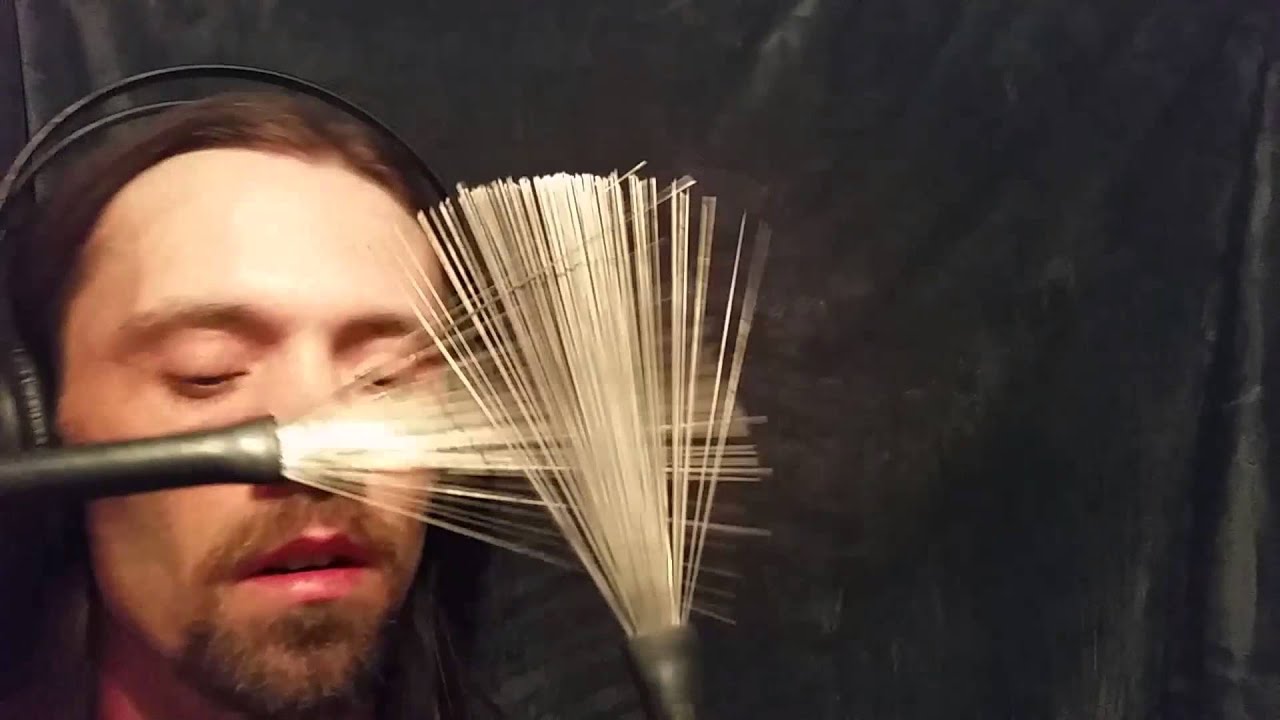 ASMR Binaural Whisper Drum Brushes YouTube