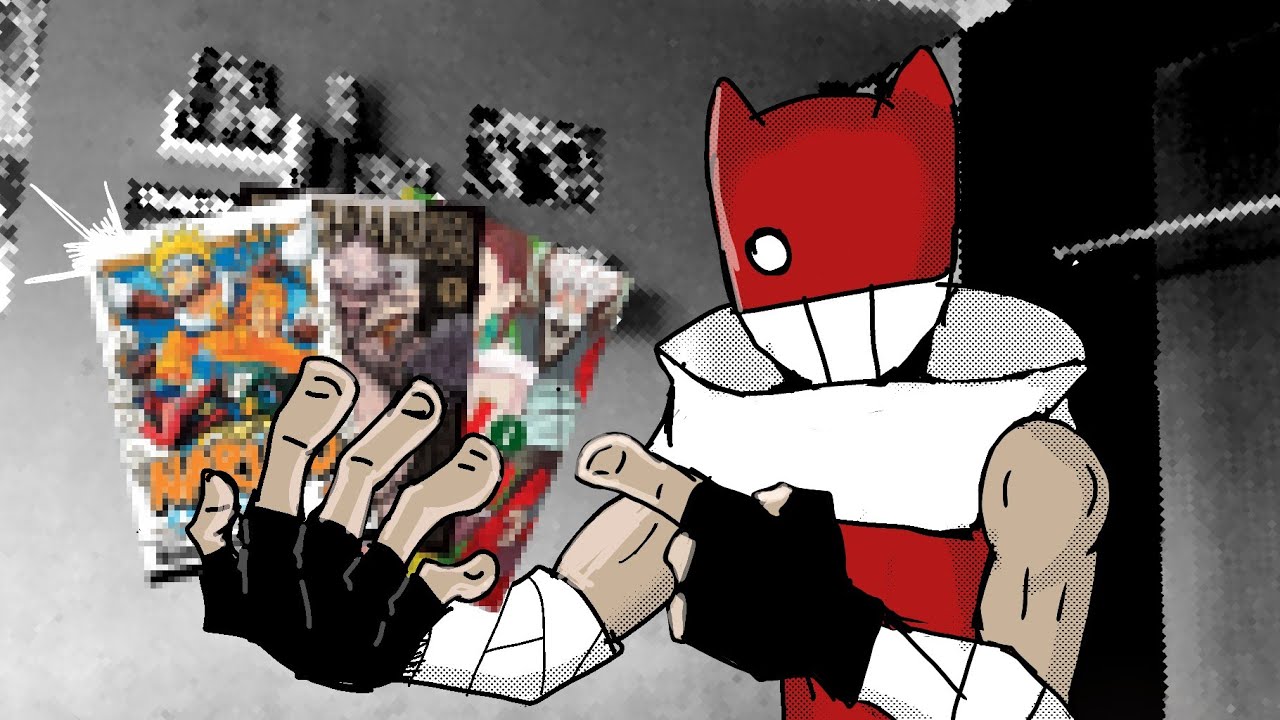 Desenhando meu personagem em mangás diferentes!