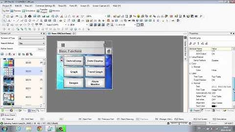 Property Window with GP-Pro EX