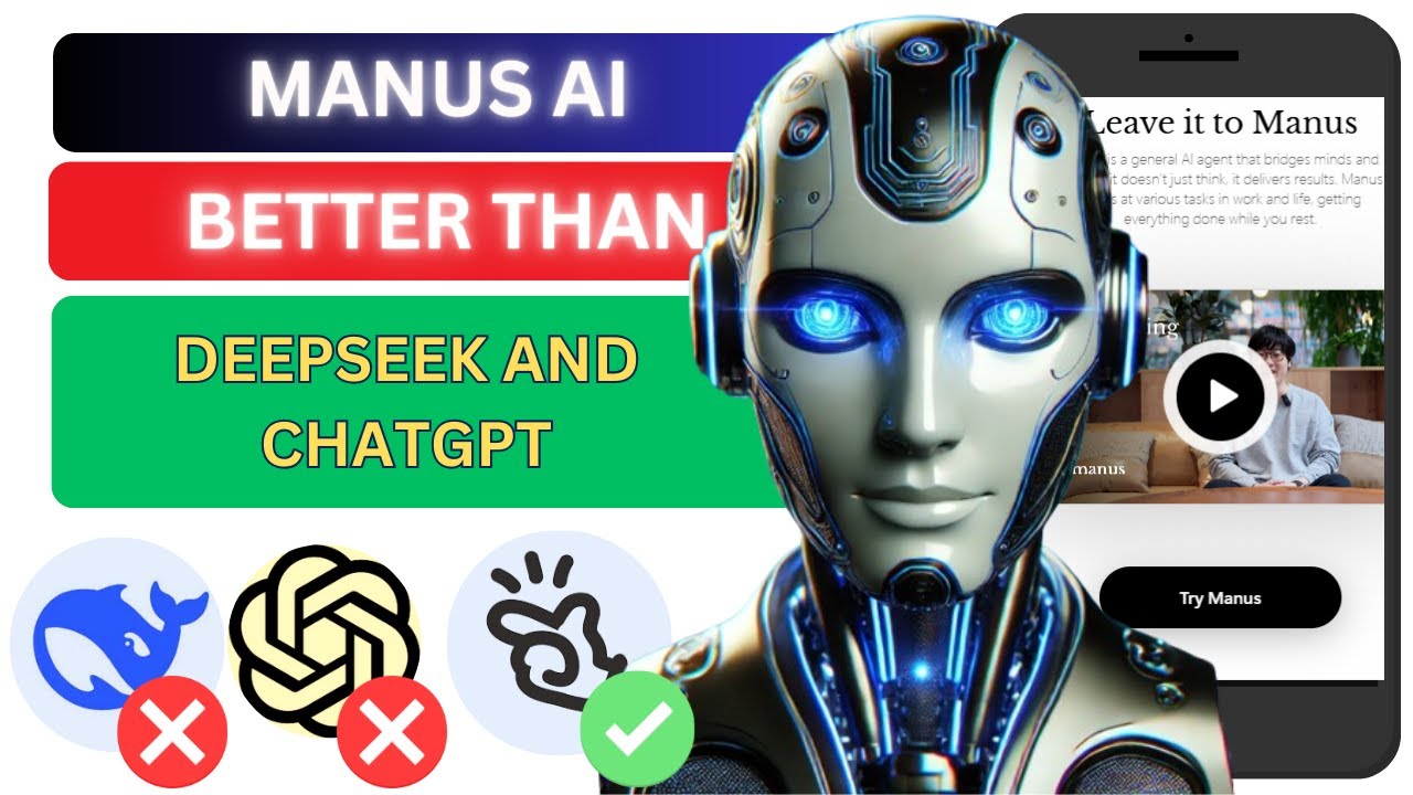 Forget Chatgpt and Deepseek! New Manus AI Agent Will BLOW Your Mind! 🤯 ...