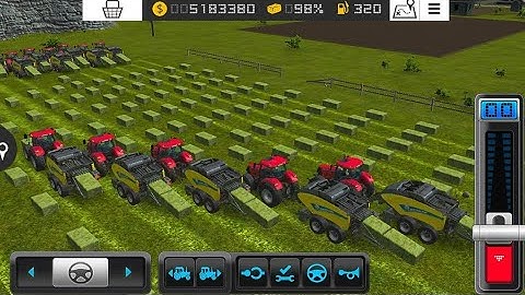 Making alot of grass straw in fs18 |farming simulator 18| Timelaps