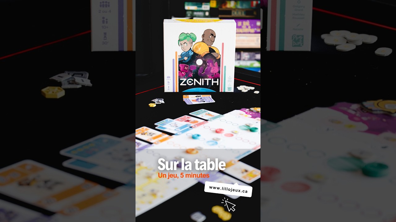 Sur la table ! Un jeu, 5 minutes | Zenith