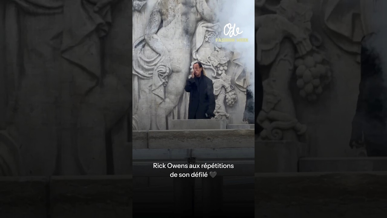 Rick Owens et Tyrone Dylan Sussman aux répétitions 🖤
