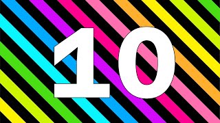 0:10 - Rainbow Lines Countdown Timer