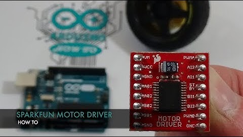 Sparkfun motor driver TB6612FNG