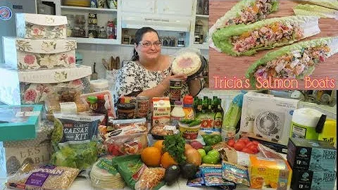 Tricia's Vlog: Food & Shopping Haul With  Salmon B...