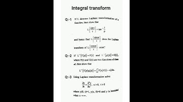 Integral Transform most important exam questions#shorts#trending#playlist links is in comment box👉