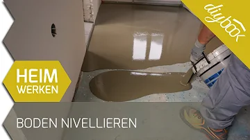 Wie verteilt man Nivelliermasse?