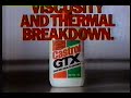 Castrol GTX Motor Oil Commercial 1990
