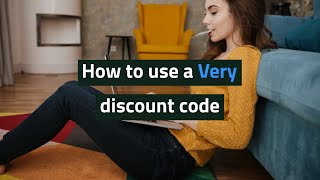 How to use a Very discount code screenshot 1