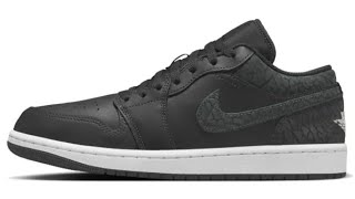 Jordan 1 Low SE Black Elephant