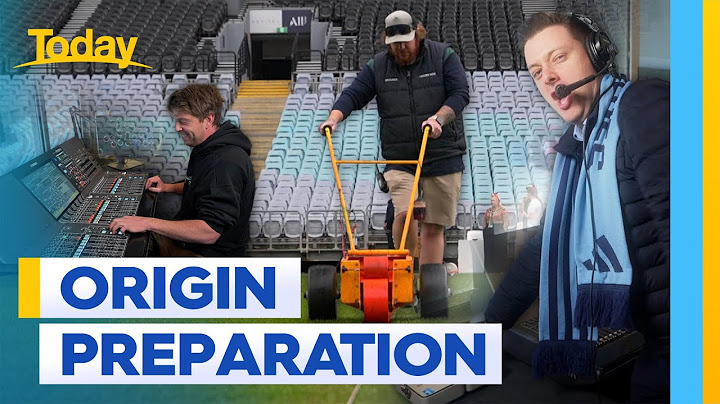 Exclusive look inside preparations for State of Origin decider | Today Show Australia