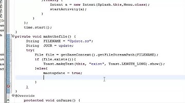 Create Android application jokes 10 text file in internal storage