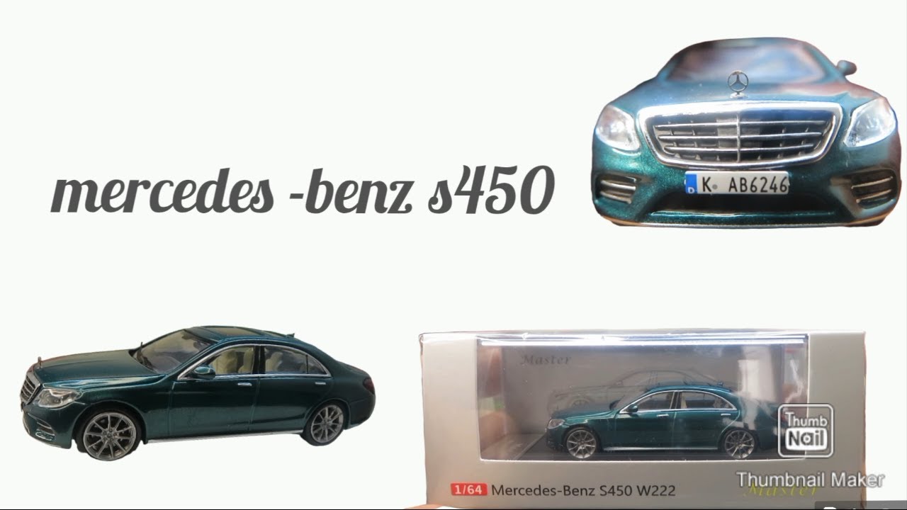 Master 1/64 Mercedes-Benz S450 W222 Diecast Toys Models Master 1/64 Mercedes-Benz S450 W222 Diecast Toys Models