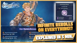 EASIEST WAY to get Perfect Sigils and Perfect Over Mastery Rolls in Granblue Fan