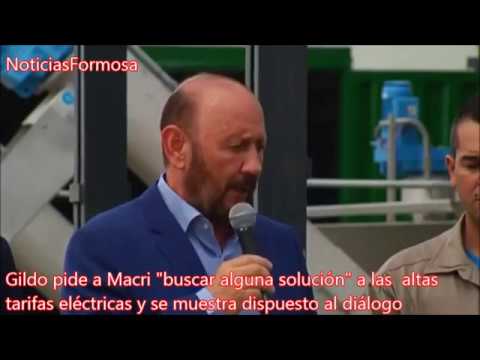 Gildo pide a Macri "buscar alguna solución" para las tarifas eléctricas