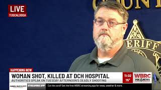 Authorities speak after woman shot, killed in DCH parking lot