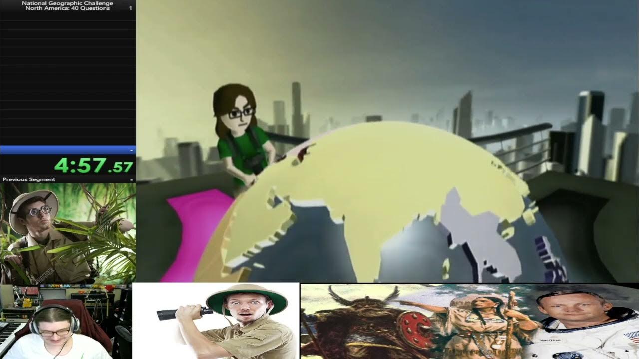 WORLD RECORD SPEED RUN National Geographic Challenge Wii North America