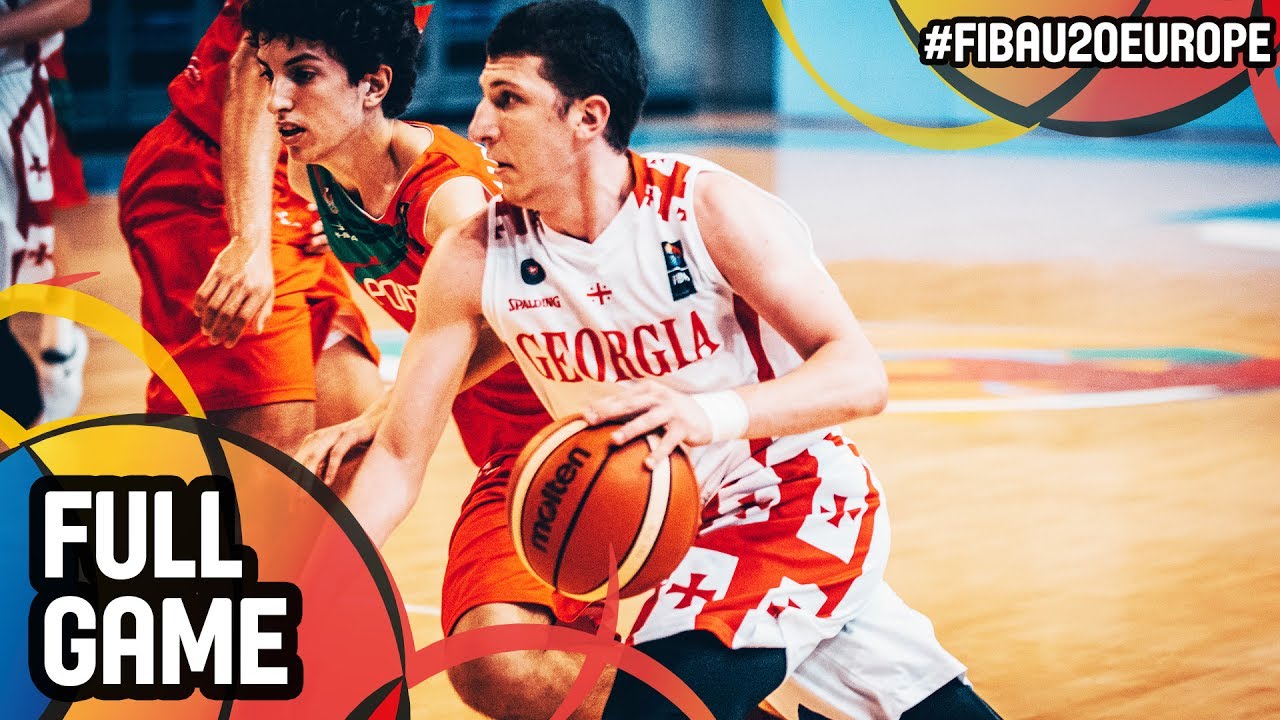 Georgia v Portugal - Full Game - Classification 7-8 - FIBA U20 European Championship 2017