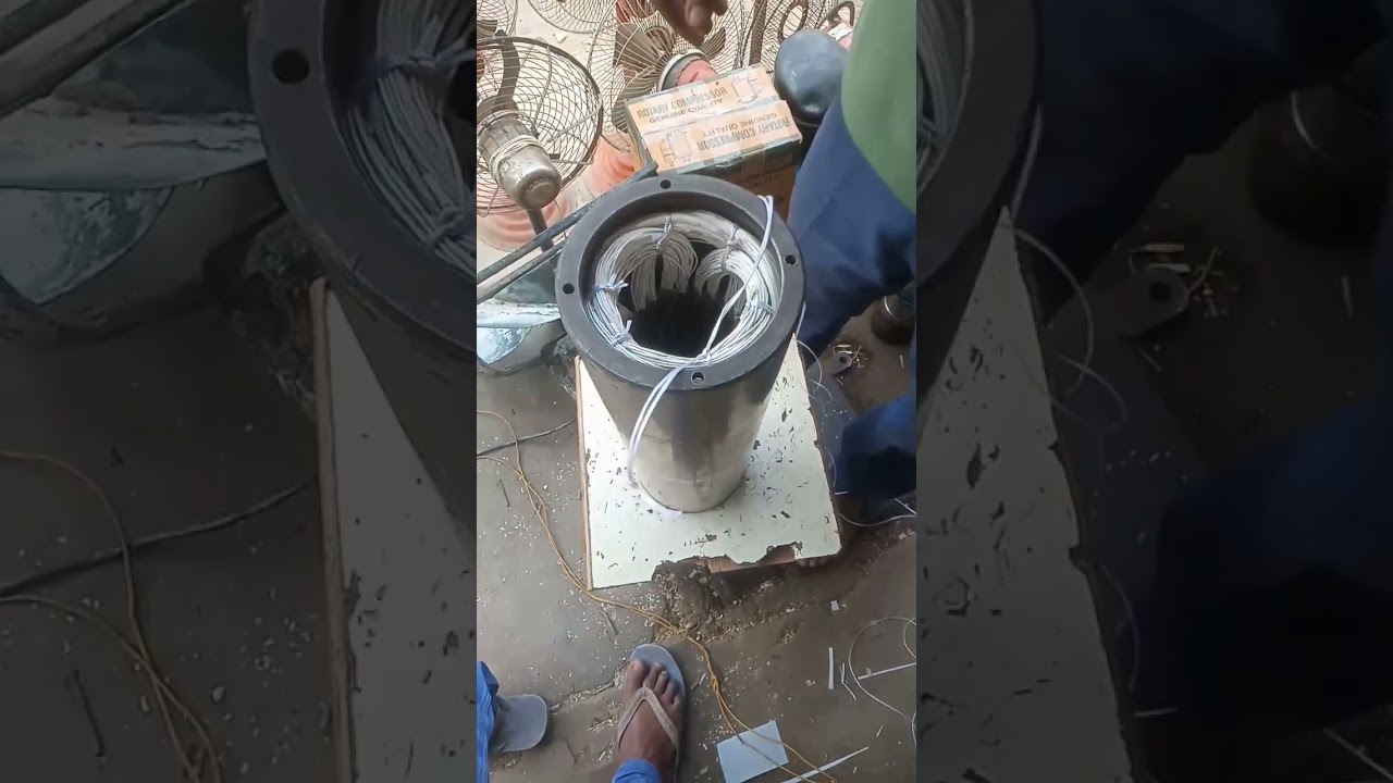 Crompton 7.5hp 3phej samarseval motor wending 