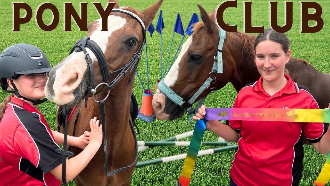 PONY CLUB with ALIYAH & RUSTY but WILL RUSTY BEHAVE?🐴😮