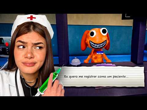 FUI “TRATAR” A ANOMALIA E SAI NO SOCO COM ELA no Hospital de Animais do ROBLOX