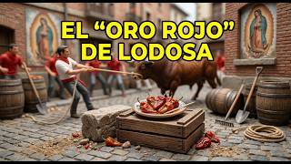 LODOSA: El pueblo navarro del "Oro Rojo" y el Toro con Soga 🐂🌶️
