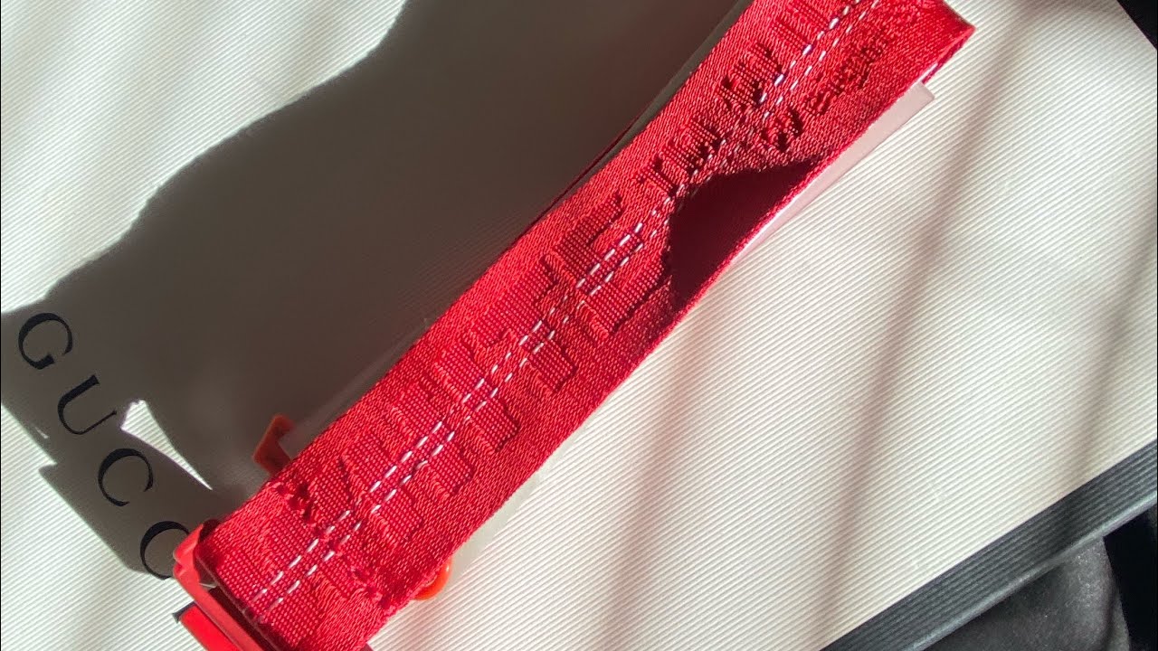 OFF-WHITE Industrial Belt Unboxing