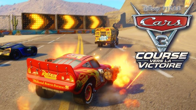 CARS 3 Flash McQueen Voiture Jeux Vidéo en Français - Course Vers