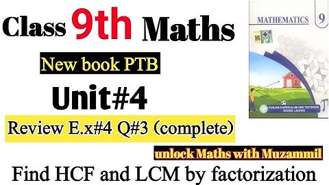 class 9th maths new book | review exercise 4 | question #3